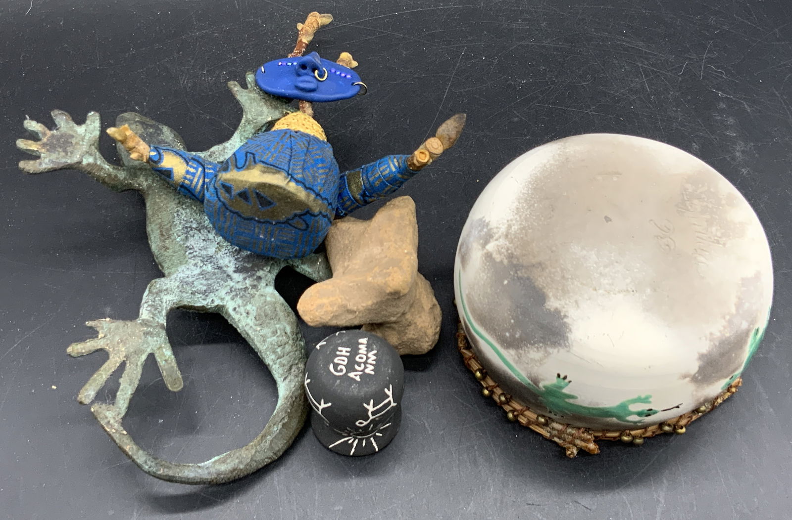 Lot 5 Vintage Desktop Figurals & Accessories (1 of 10)