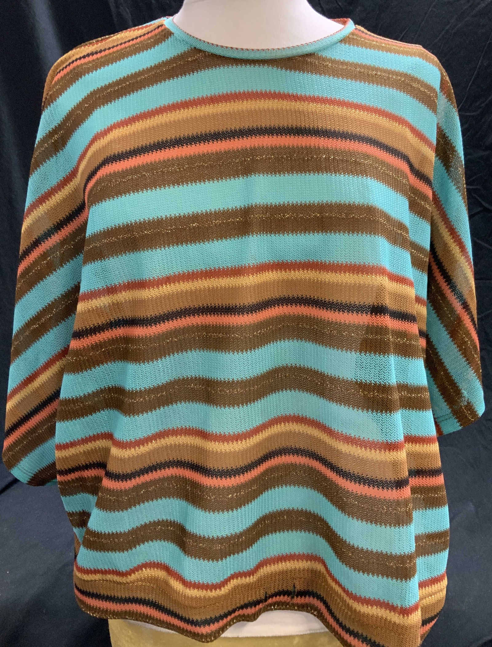 Zara TRAFALUC Striped Thin Knit Sweater (1 of 6)