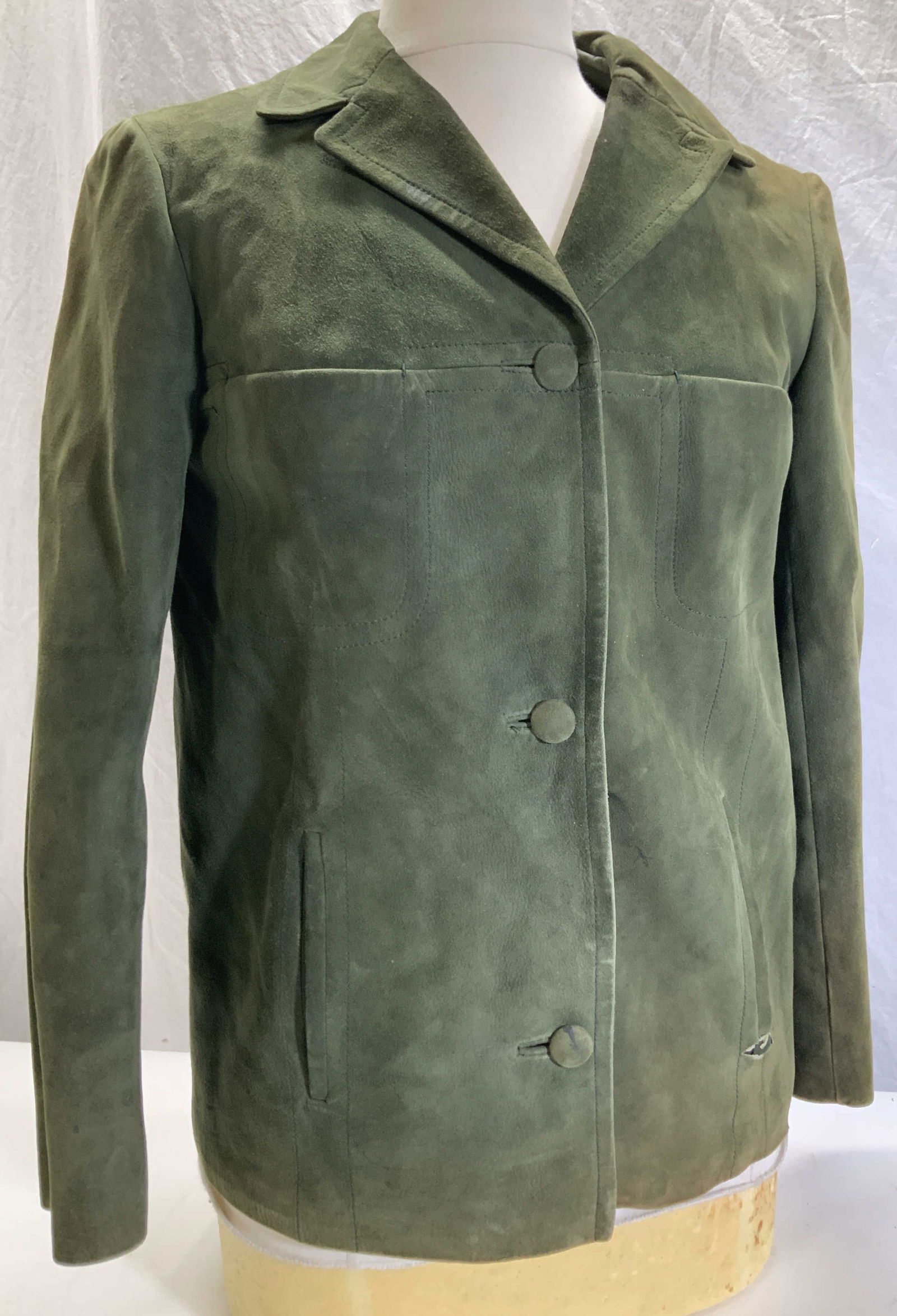 Capian by Vico Olive Suede Jacket (1 of 7)