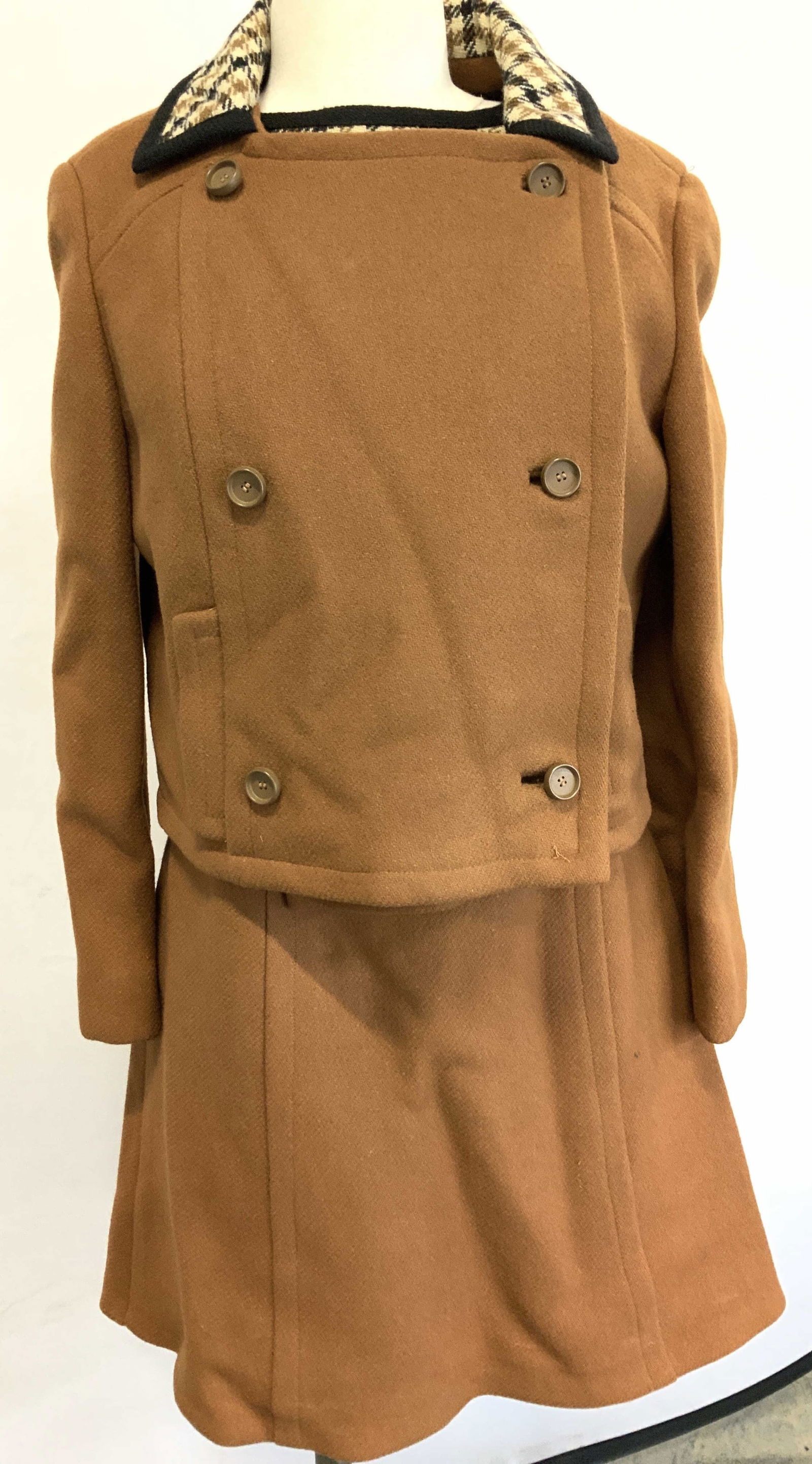 1960s Ladies Career Wool Dress and Blazer Coat (1 of 9)