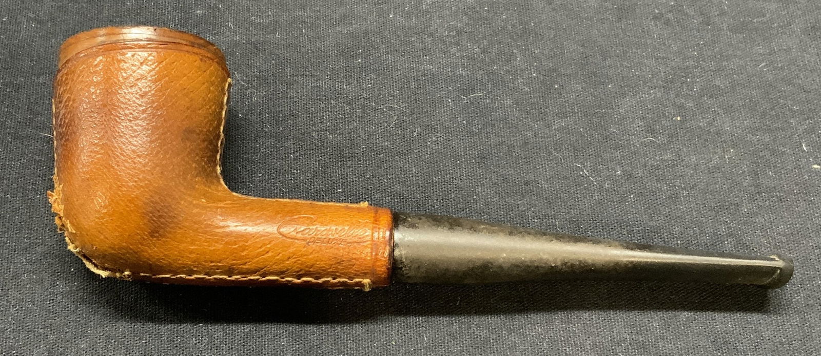 Caravelle Deluxe Briar Wood & Leather Pipe (1 of 6)