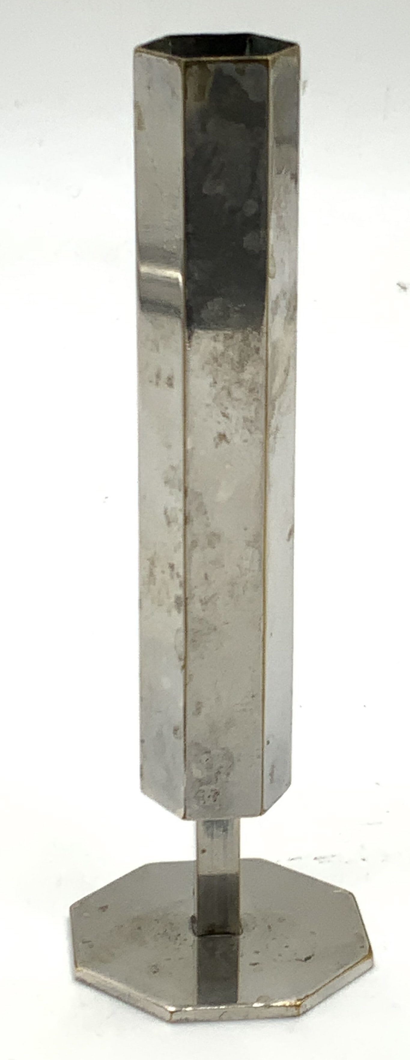 Vintage Silver Plate Hexagonal Candle Holder (1 of 8)