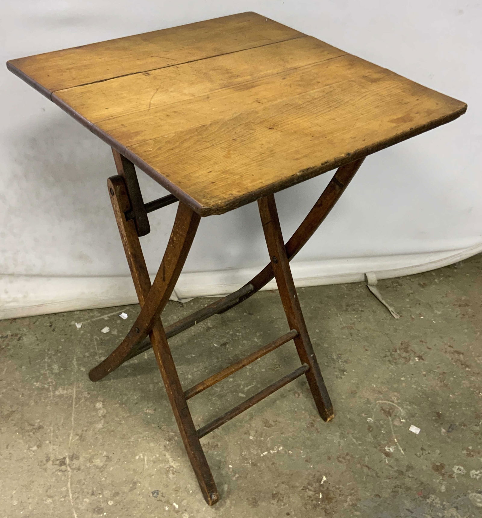 Vintage Wooden Folding Table (1 of 13)