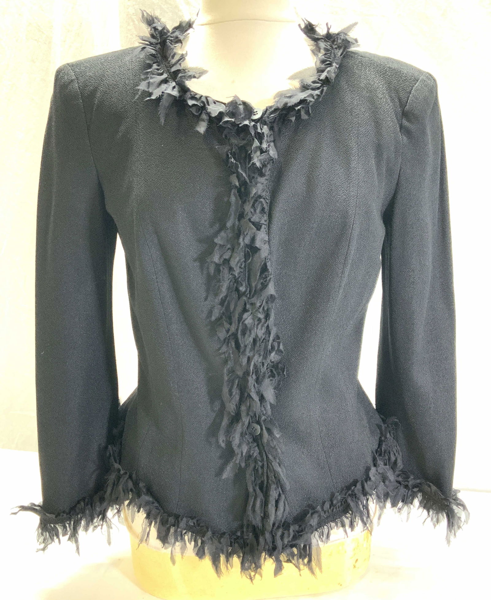 ARMANI Silk Blazer with trim, Italy (1 of 8)