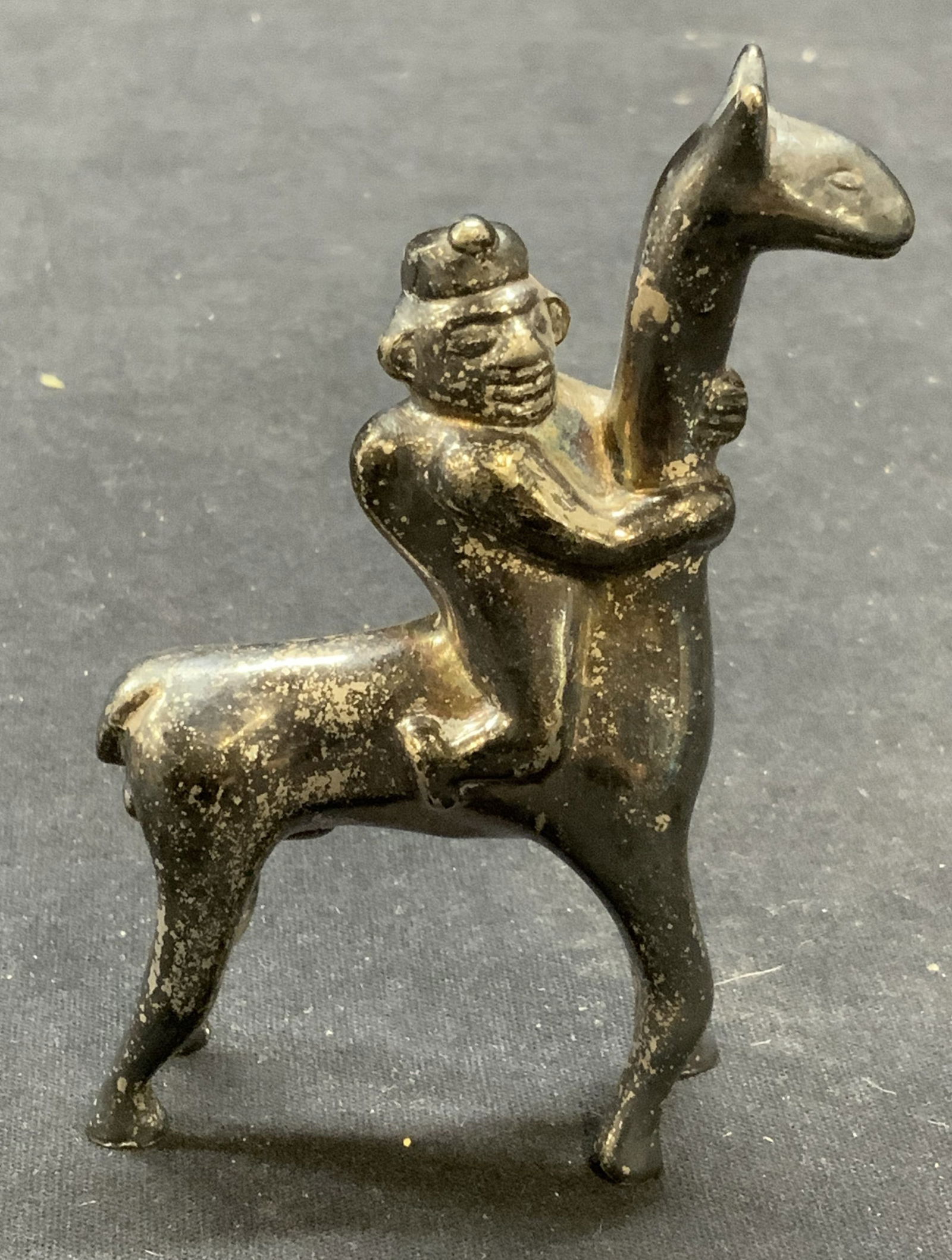 Alva Studios Man Riding Llama Figurine (1 of 6)
