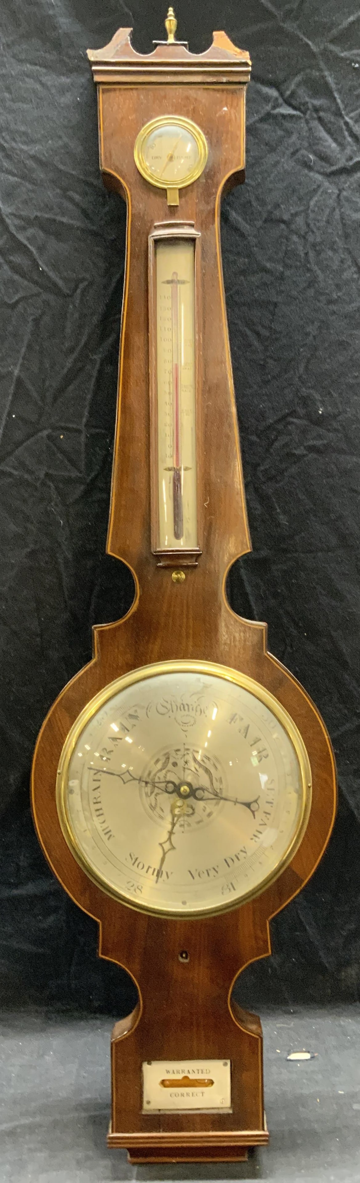 Vintage Wooden Banjo Barometer (1 of 12)