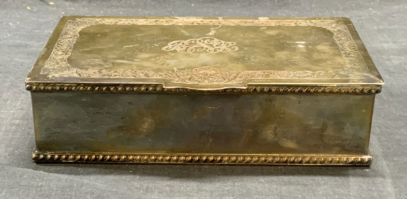 VINERS OF SHEFFIELD Silver Plated Jewelry Box Engl (1 of 10)