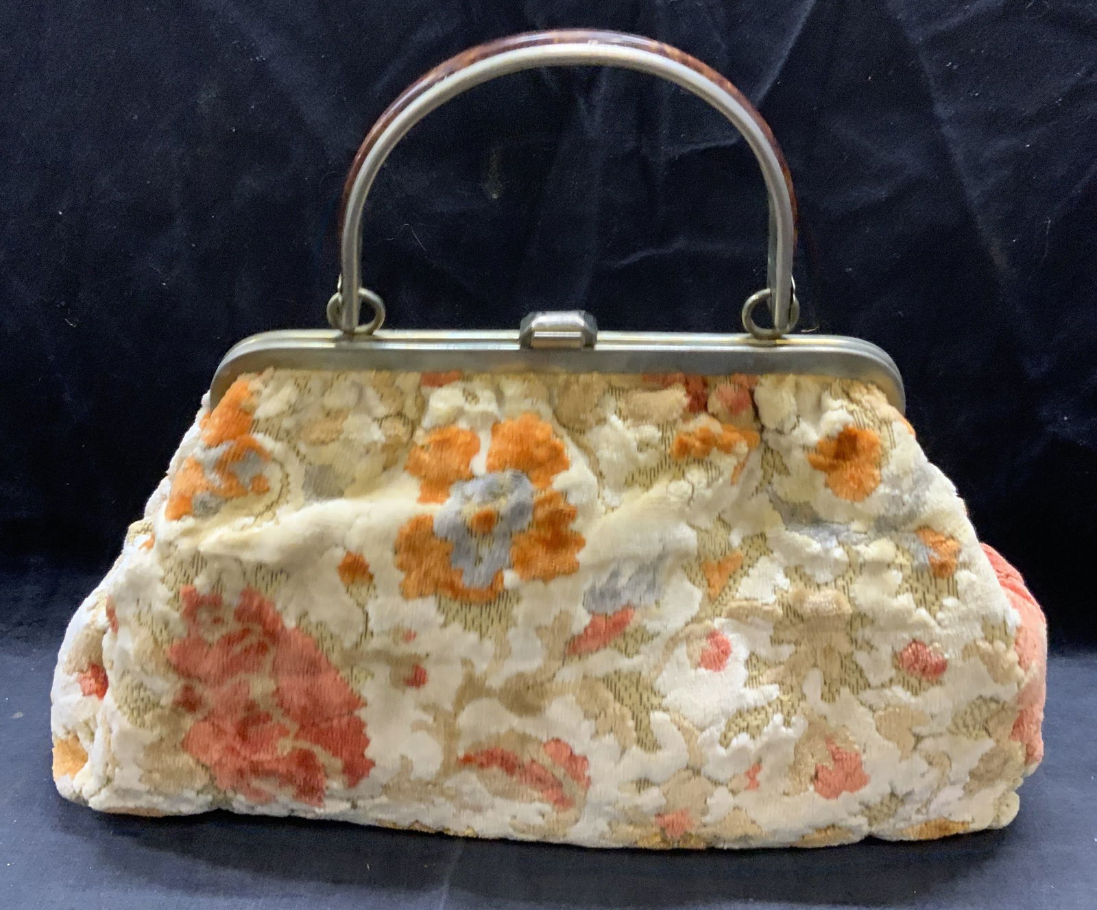 Vintage JL USA Floral Fabric Handbag (1 of 9)