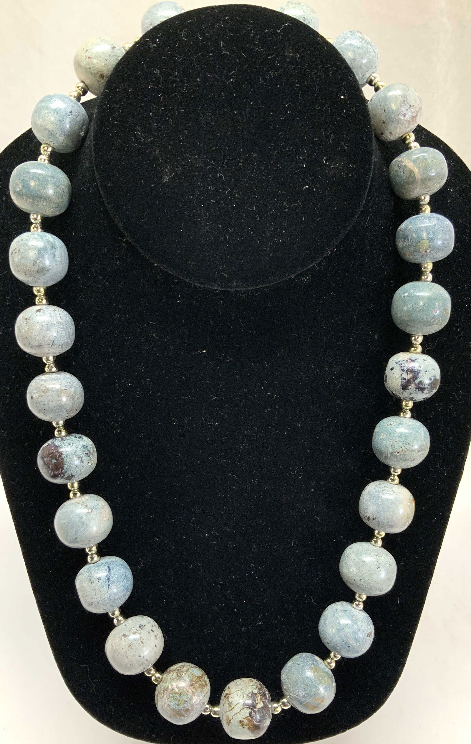 Handmade Ceramic Bead Necklace (1 of 6)