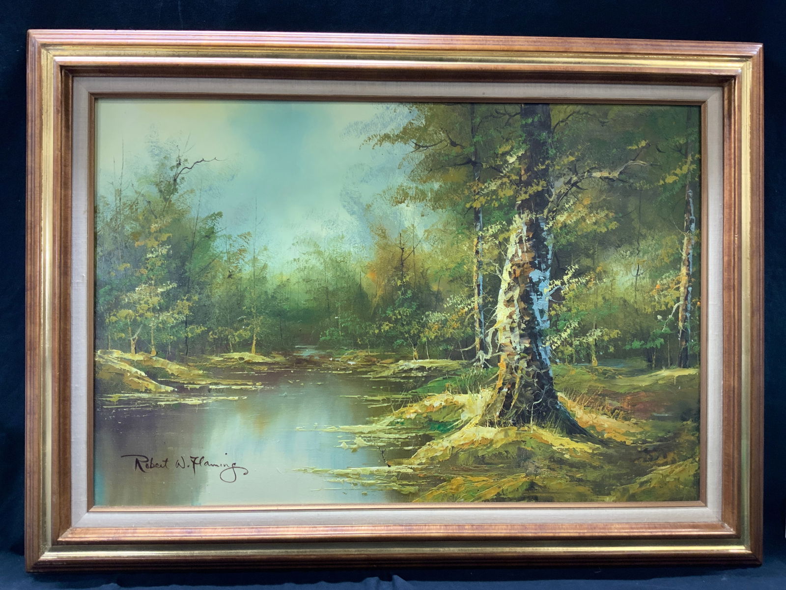 Robert W.Fleming Signed landscape Oil Painting (1 of 11)