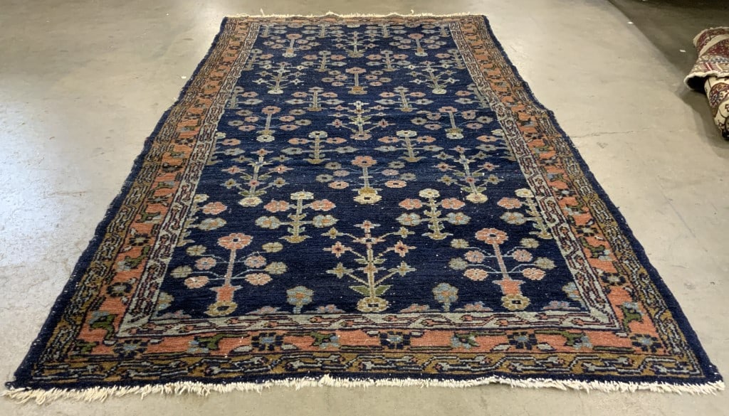 Vintage Handmade Persian Floral Pattern Rug (1 of 10)