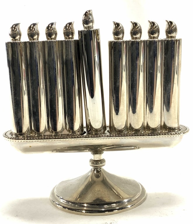 Silver Plated Menorah (1 of 7)