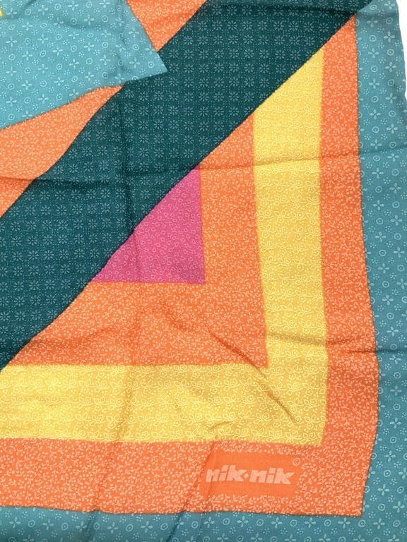 Mik Mik Signed Bold Striped Scarf (1 of 6)