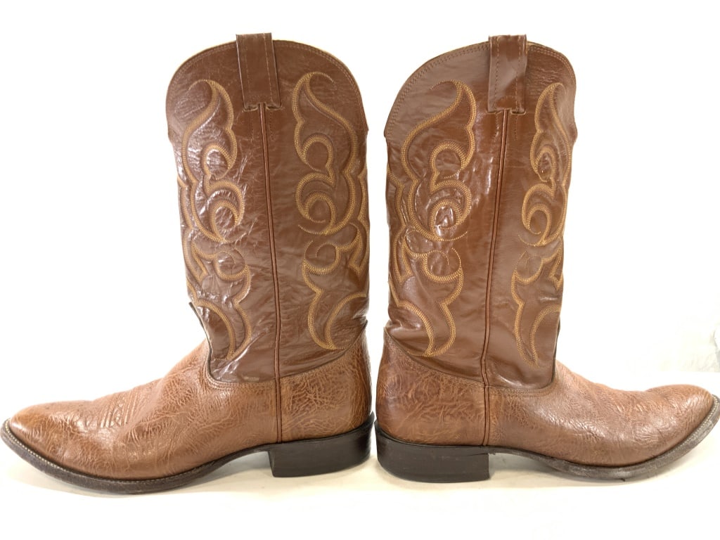 NOCONA Mens Leather Country Western Boots (1 of 7)