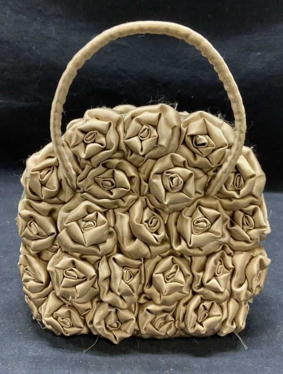 Wooden Ships Beige Rosette Handbag (1 of 7)