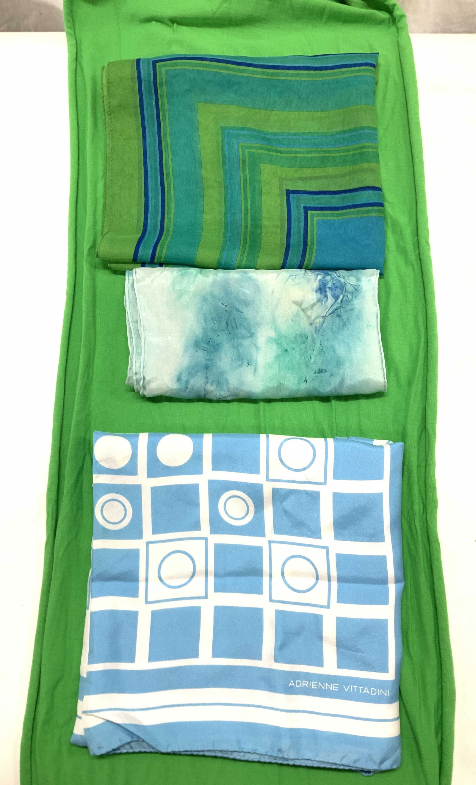 Adrienne Vittadini Silk Scarf, Italy, more 4 (1 of 10)