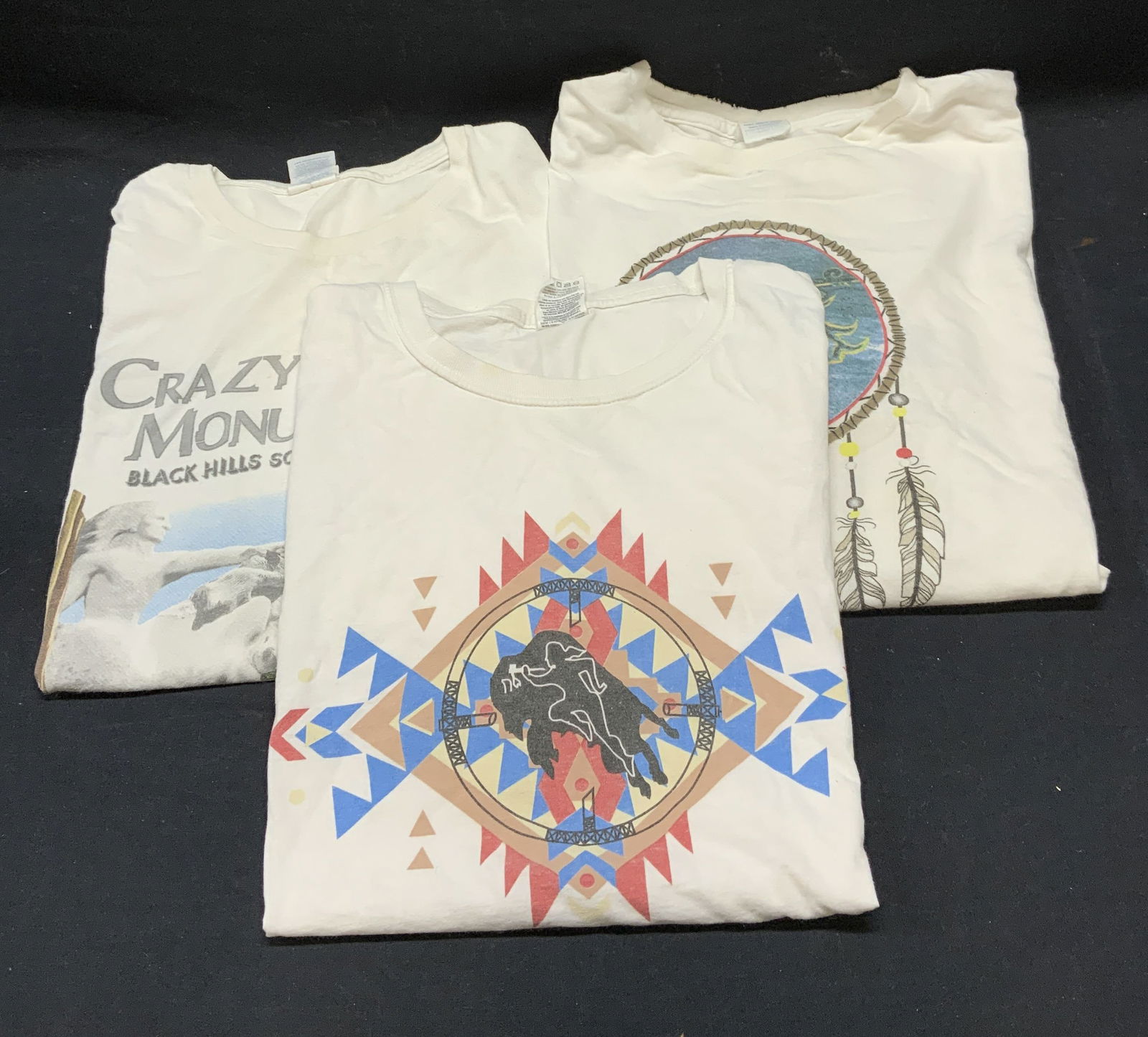 Lot 3 Native American Graphic Print Tee Shirts (1 of 7)