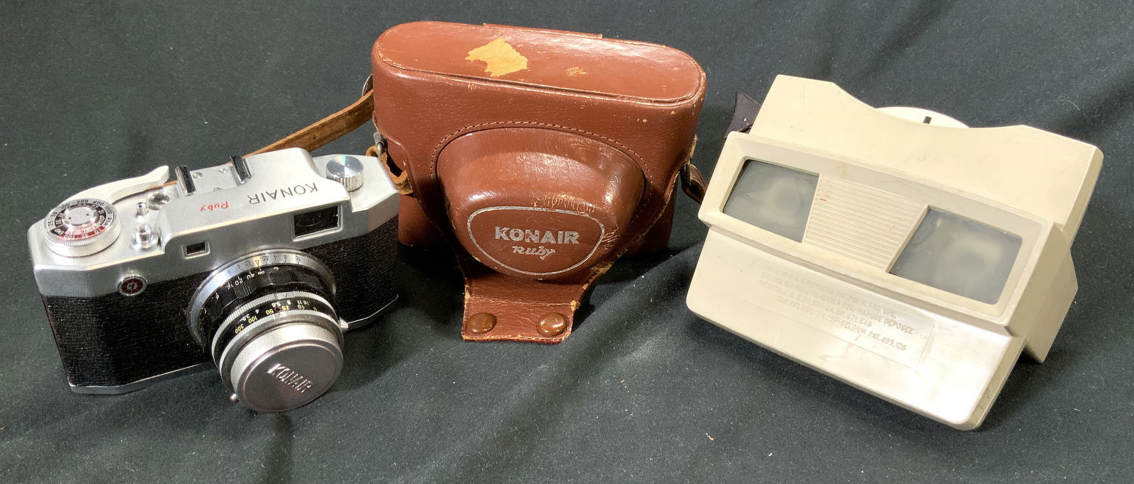 Lot 2 Vtg KONAIR RUBY Camera & SAWYERS Viewmaster (1 of 7)
