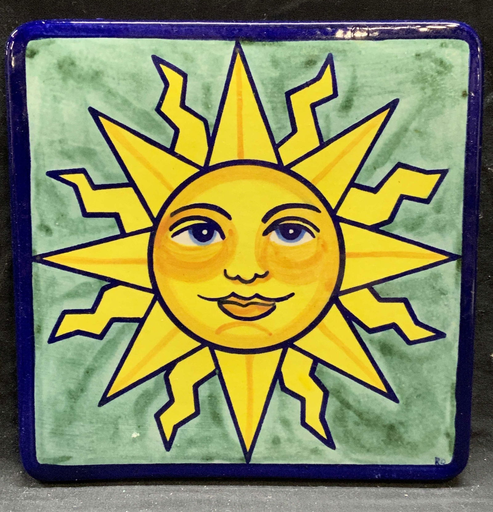 Hand Crafted Terracotta Sun Tile Mexico (1 of 6)