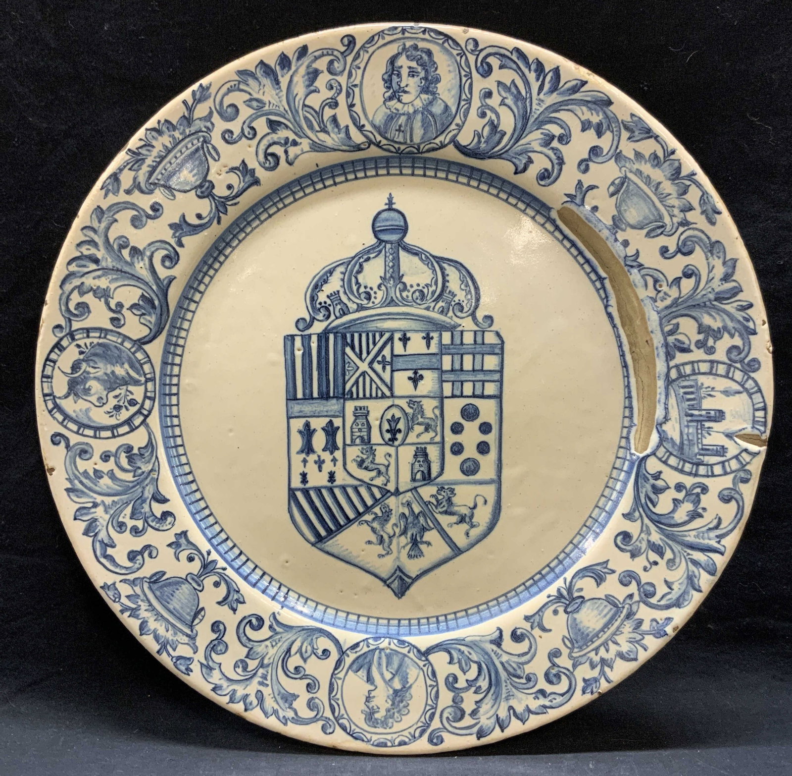Vintage Ceramic Crest Display Platter (1 of 7)