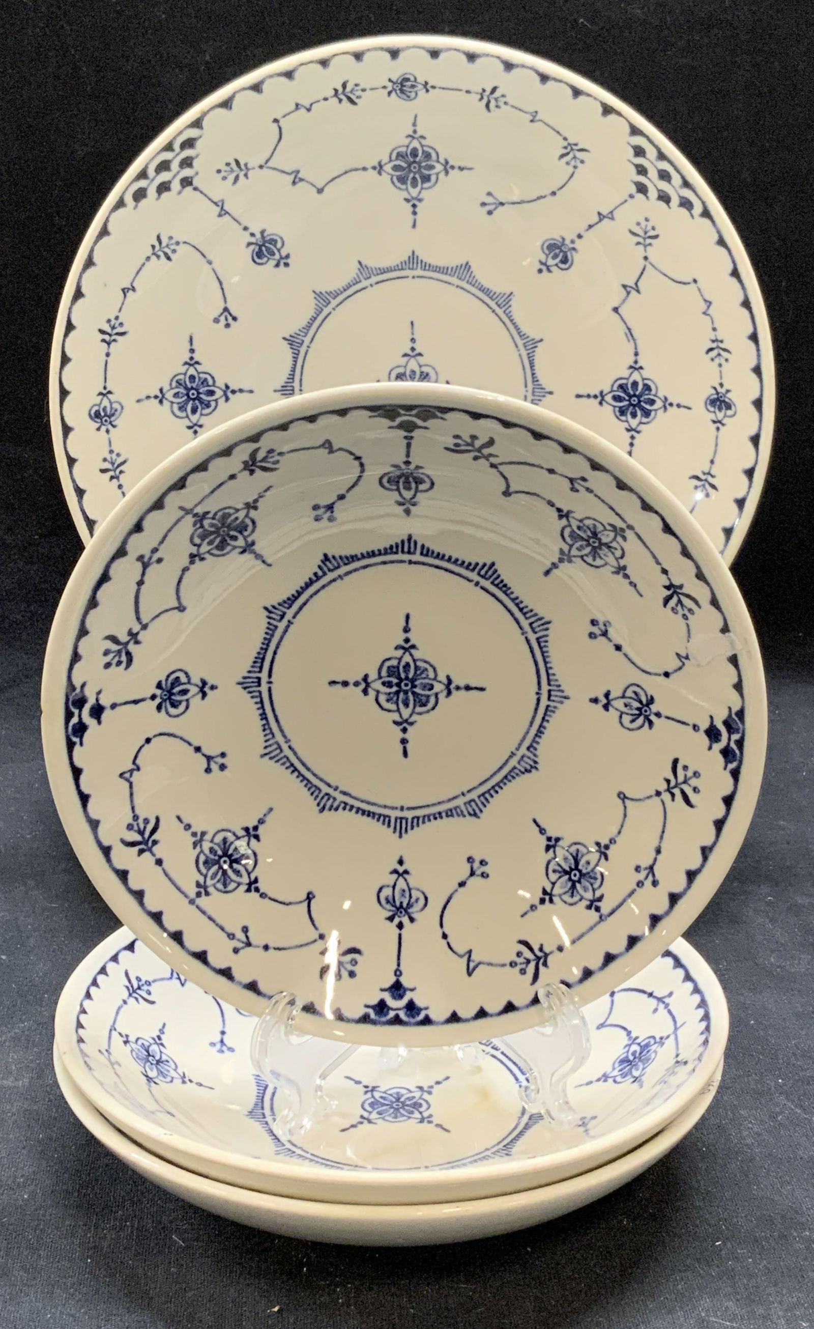 Set 6 Royal China China Delft Modern Porc Bowls (1 of 7)