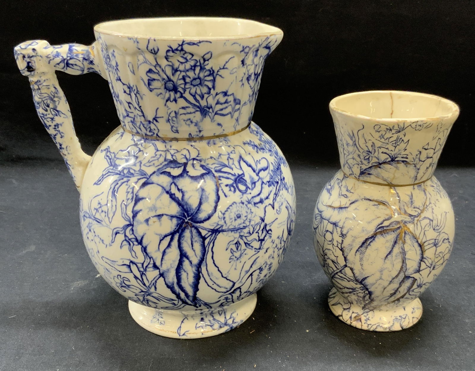 Hallmarked Antique Porcelain Pitcher & Vase (1 of 13)