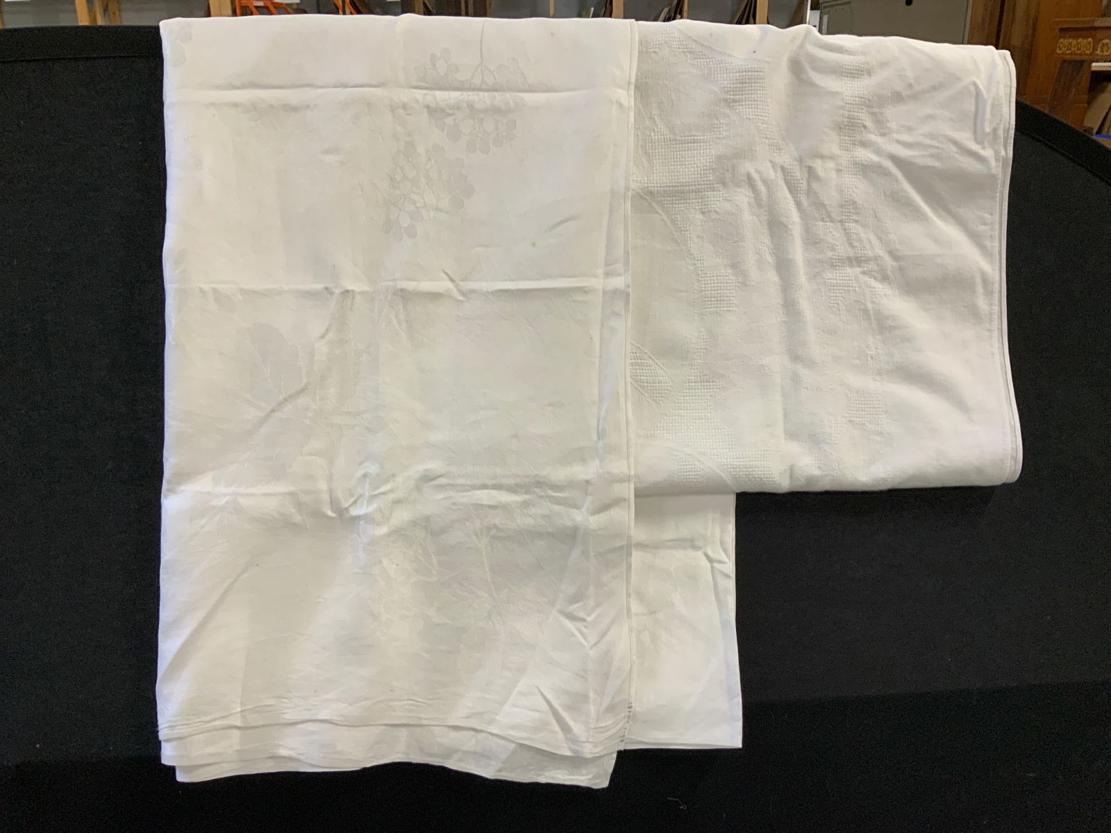 Pressed Bright White Table Linens, 3 (1 of 8)