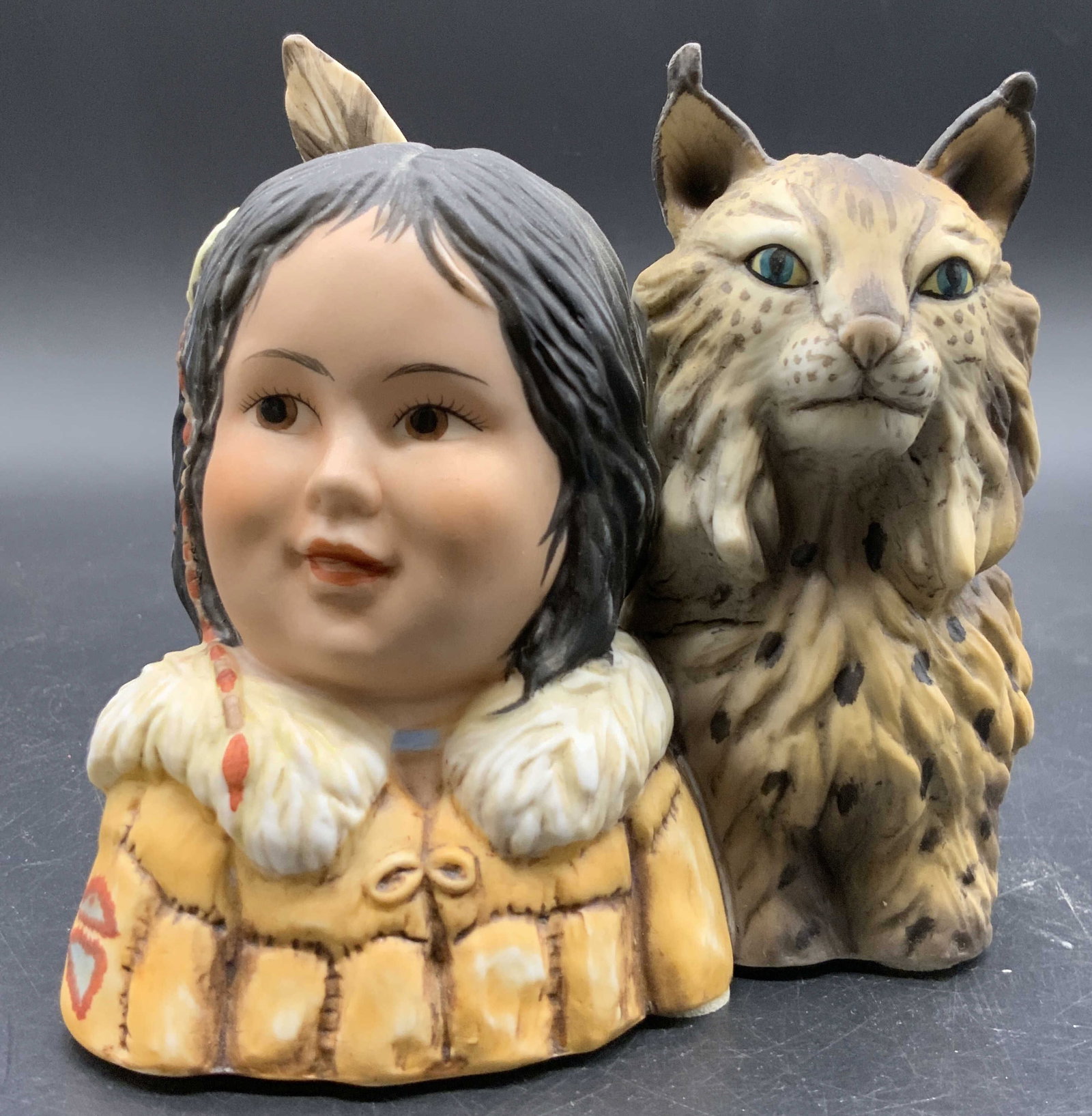 1989 PERILLO Signed Winter Scouts Ceramic Figural (1 of 10)