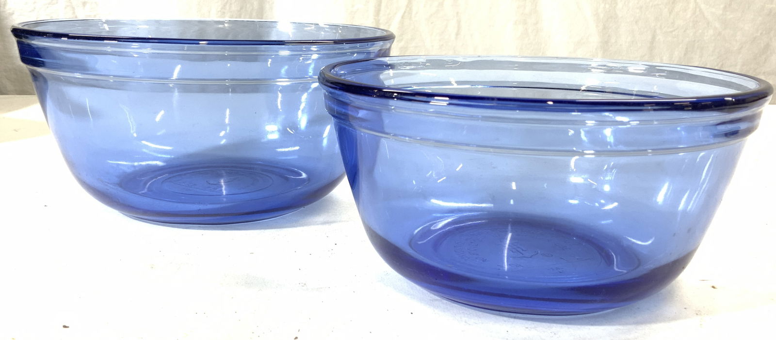 ANCHOR HOCKING Lot 2 Glass Serving Bowls Vessels (1 of 6)