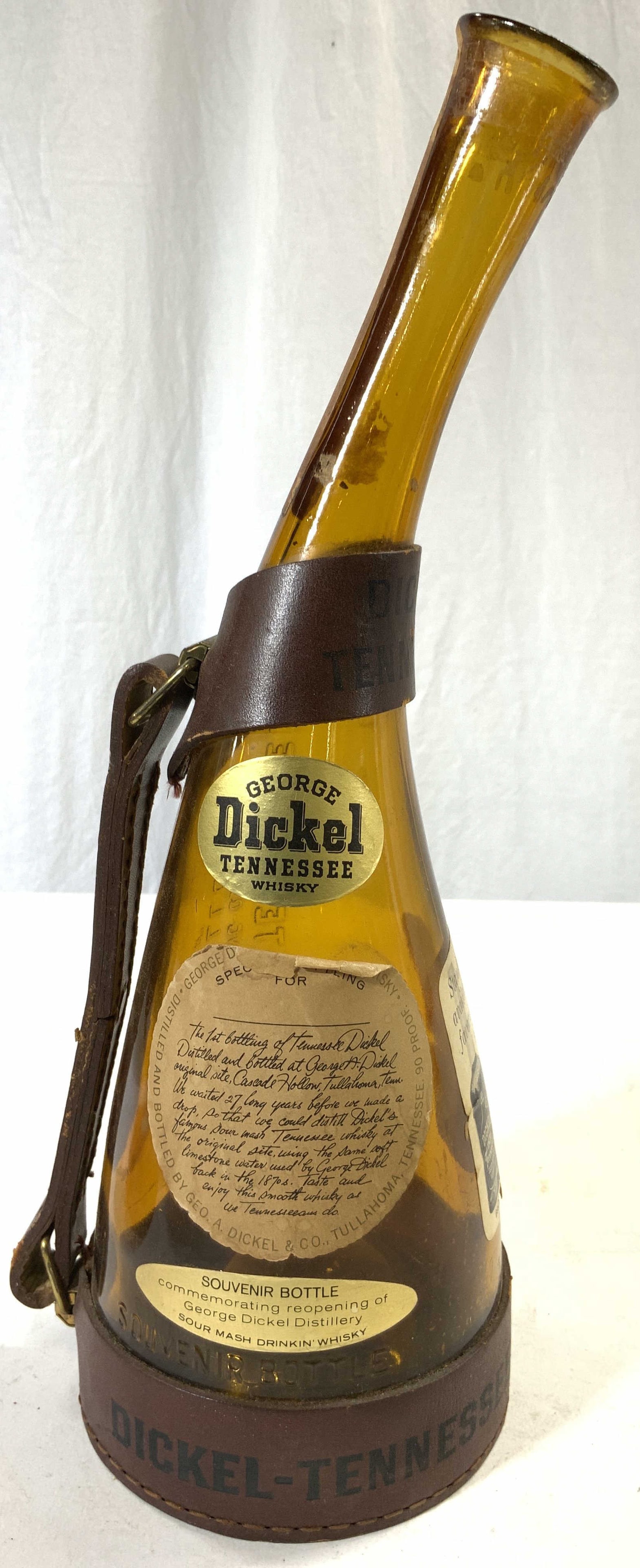 GEORGE DICKEL WHISKY Glass Decanter Vessel (1 of 8)