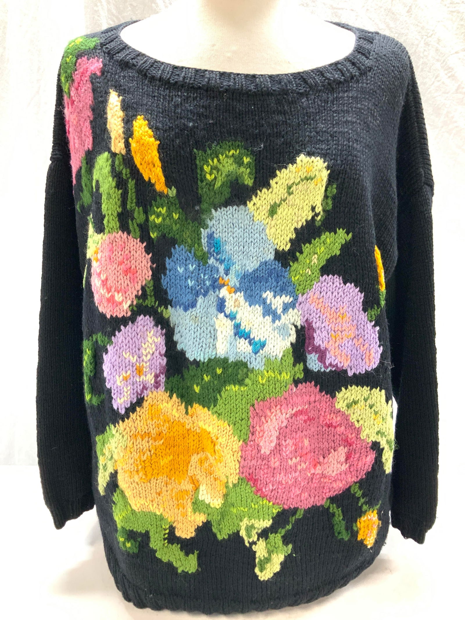 Hand Knit Wool Sweater (1 of 7)