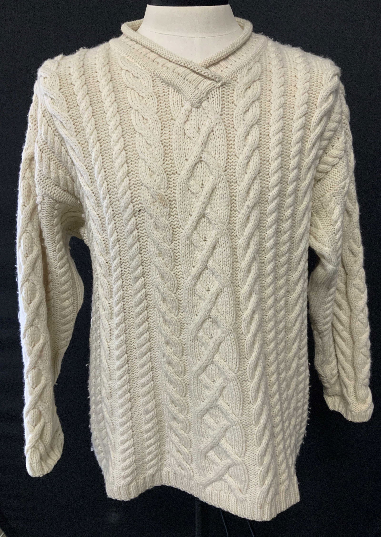 Paul James Mens Cable Knit Wool Sweater, England (1 of 7)