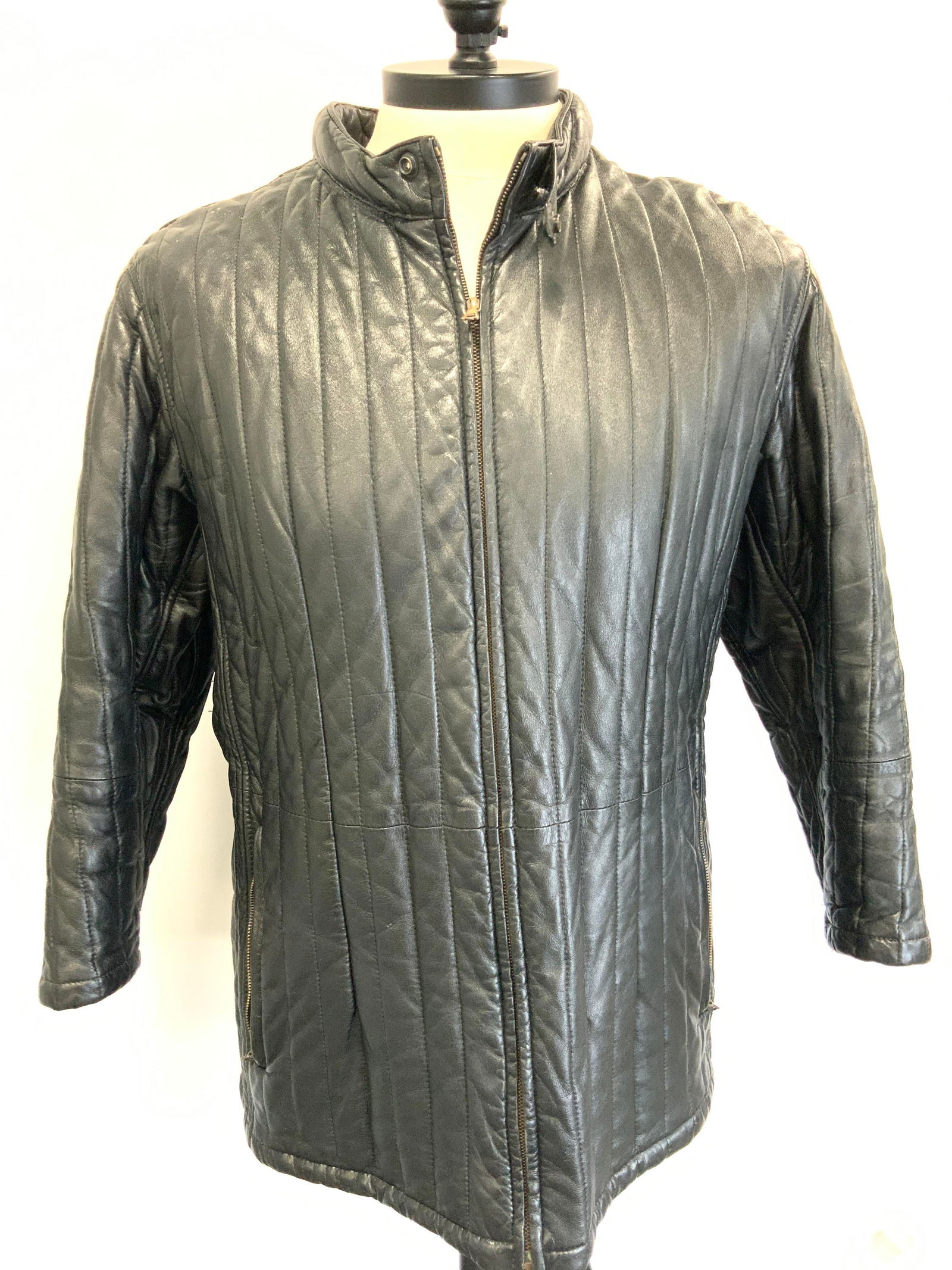 La Matta You Got To Move Black Faux Leather Jacket (1 of 12)