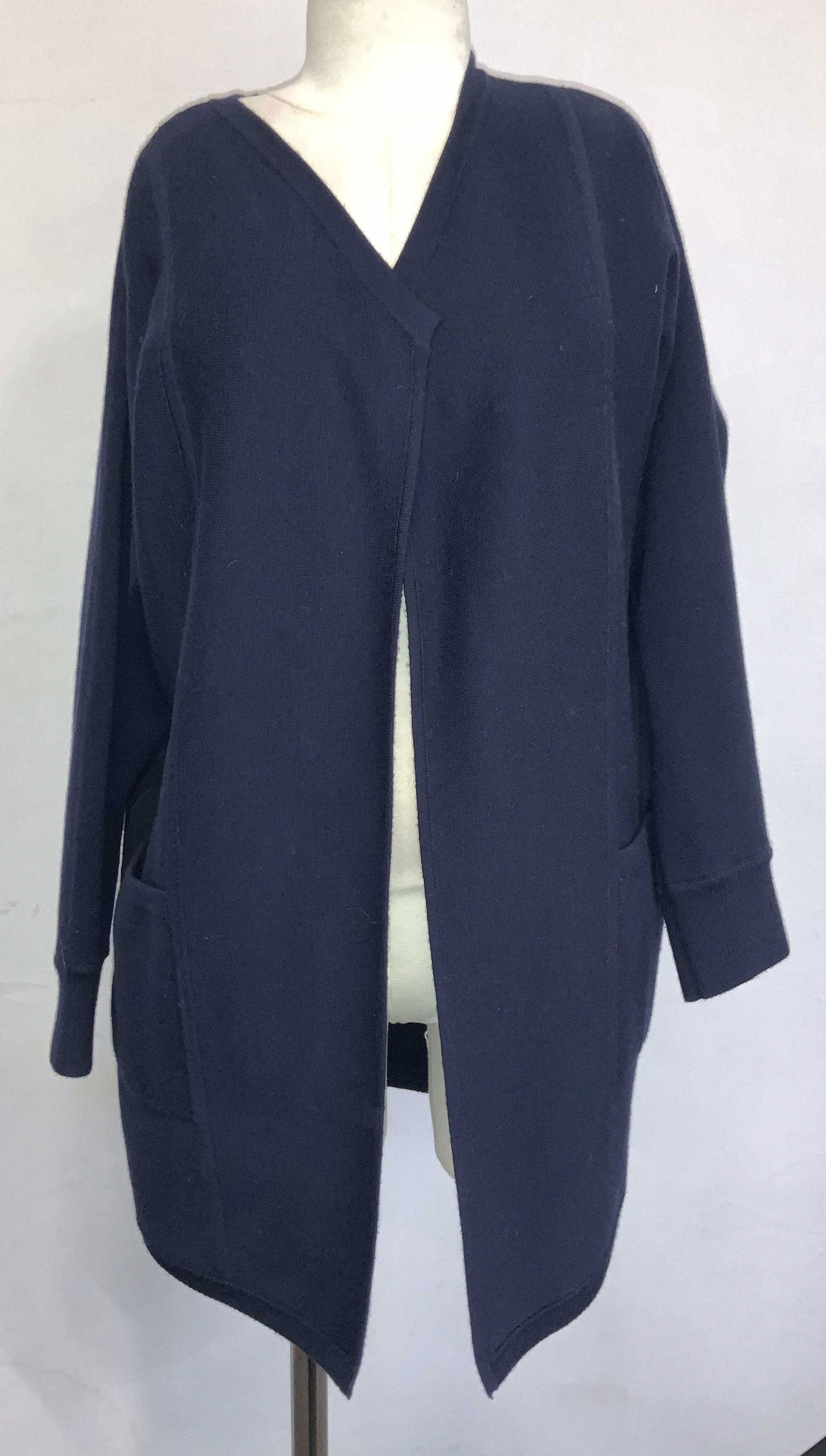 ATHLETA Navy Merino Blend Long Cardigan (1 of 6)