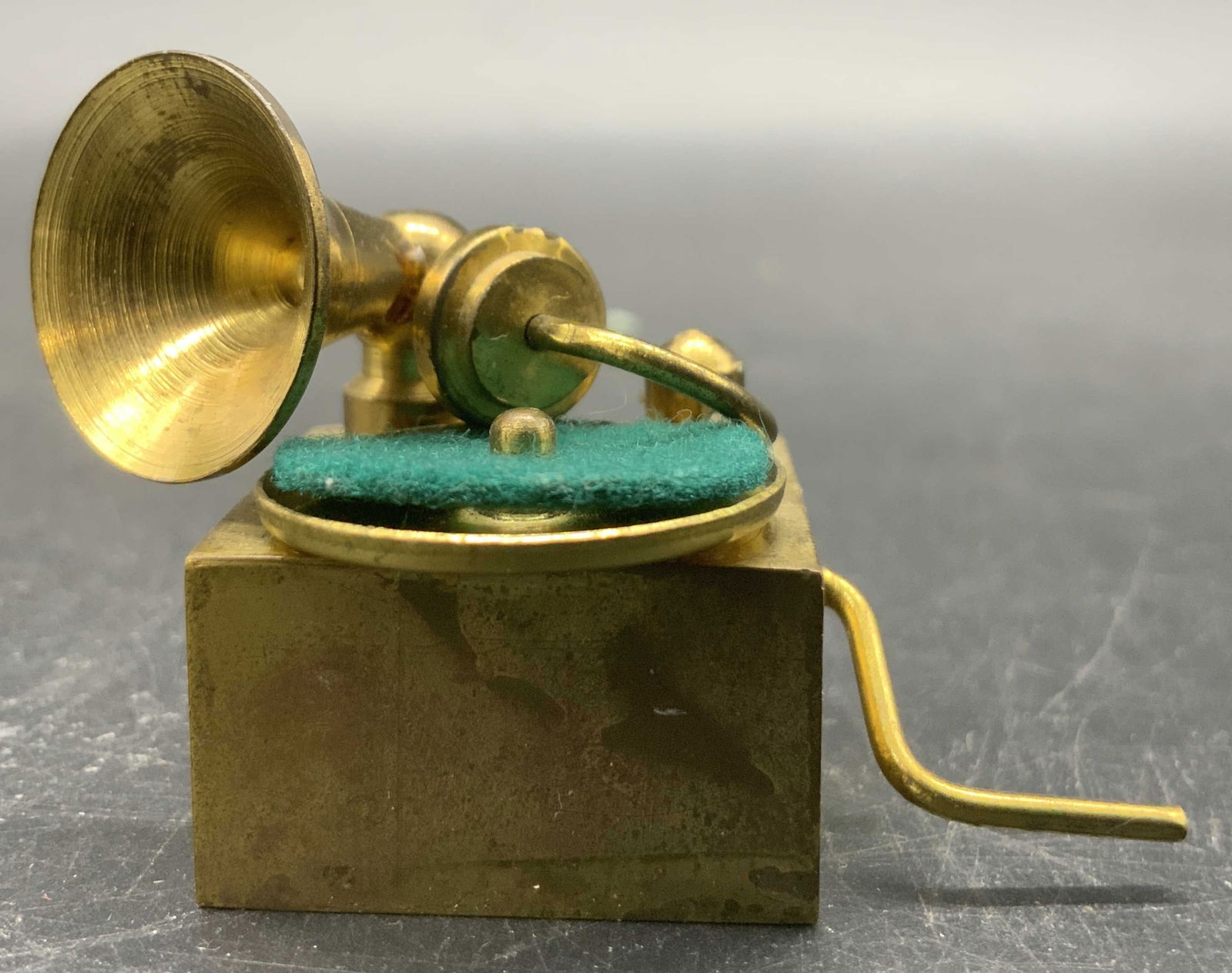 Vintage Brass Turntable Figural (1 of 9)