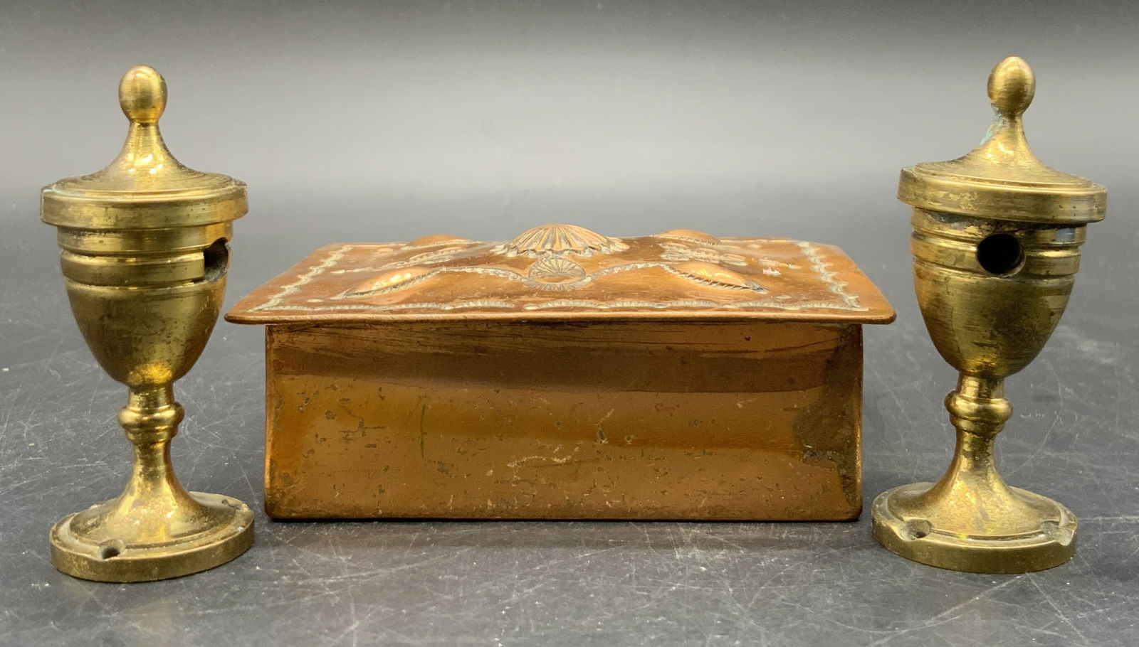 3 Vintage Tabletop Accessories, Trinket Box & More (1 of 9)