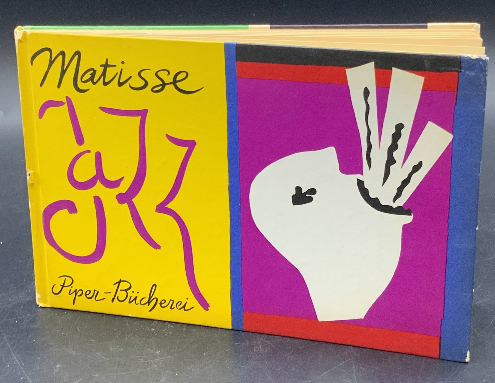 MATISSE JAZZ by Piper Bucherei, Vintage Book: PRINTED FOR THE MEMBERS OF THE MUSEUM OF MODERN ART NEW YORK, R. PIPER & CO VERLAG MUNICH. The Museum of Modern Art was honored in 1948 in receiving, as a gift of the artist, one of the 100 copies wit