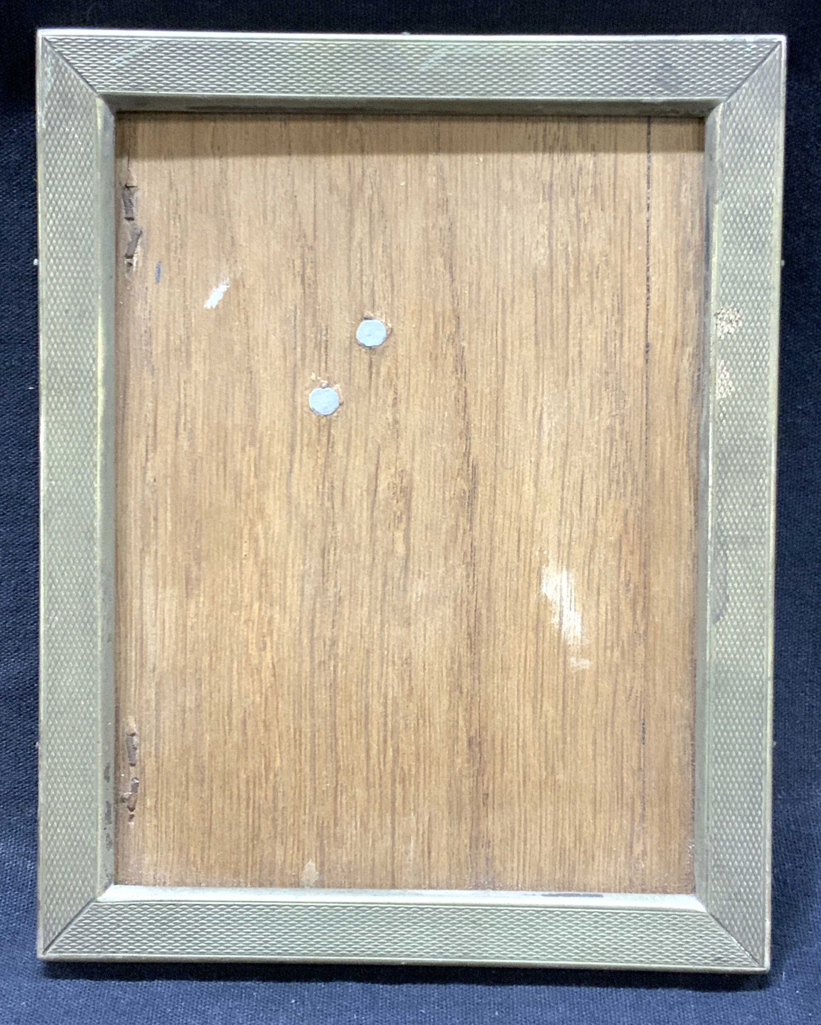 Vintage 835 Silver & Wooden Hinged Picture Frame (1 of 7)