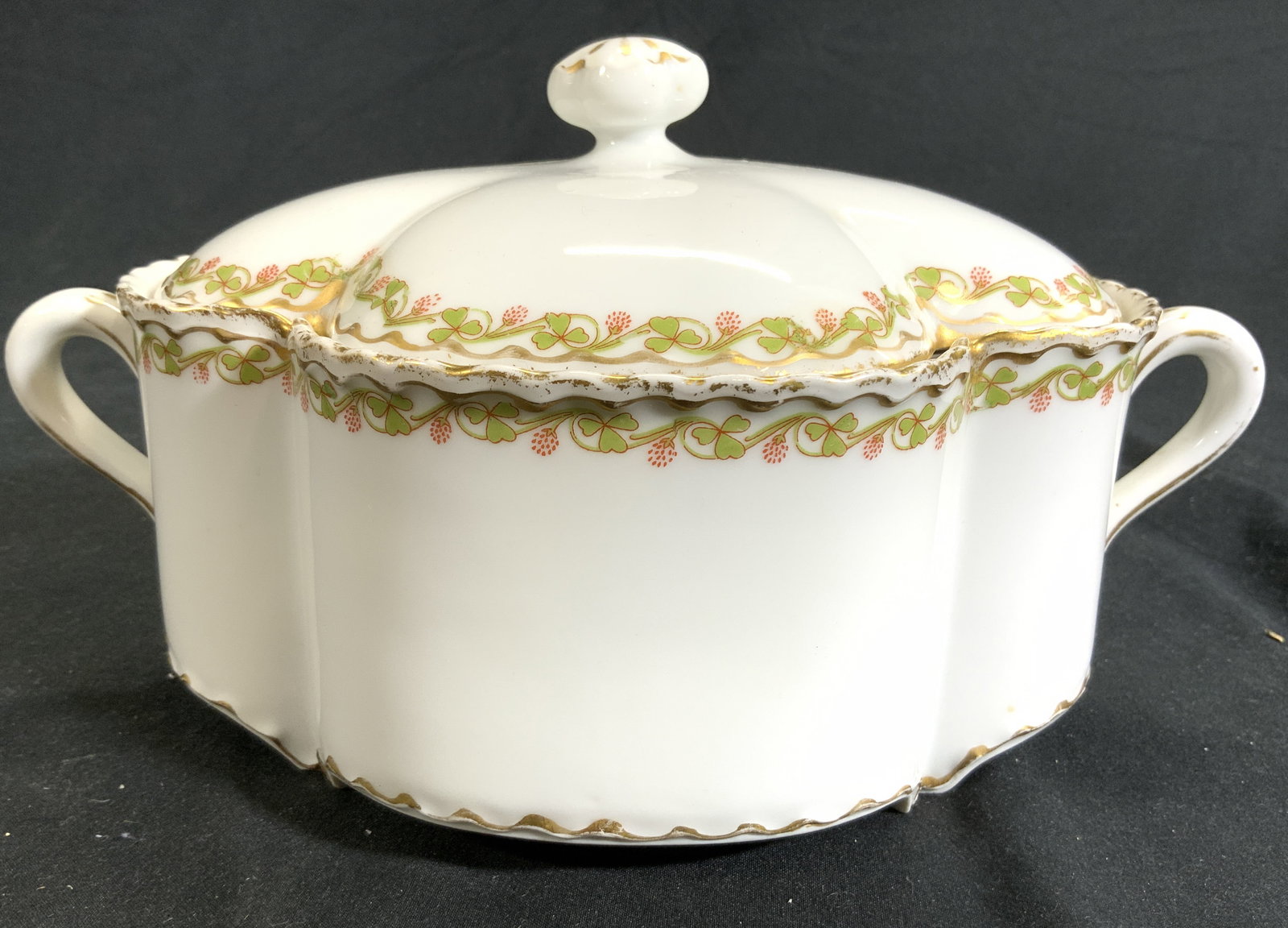 HAVILAND & CO LIMOGES Lidded Porc Serving Dish (1 of 6)