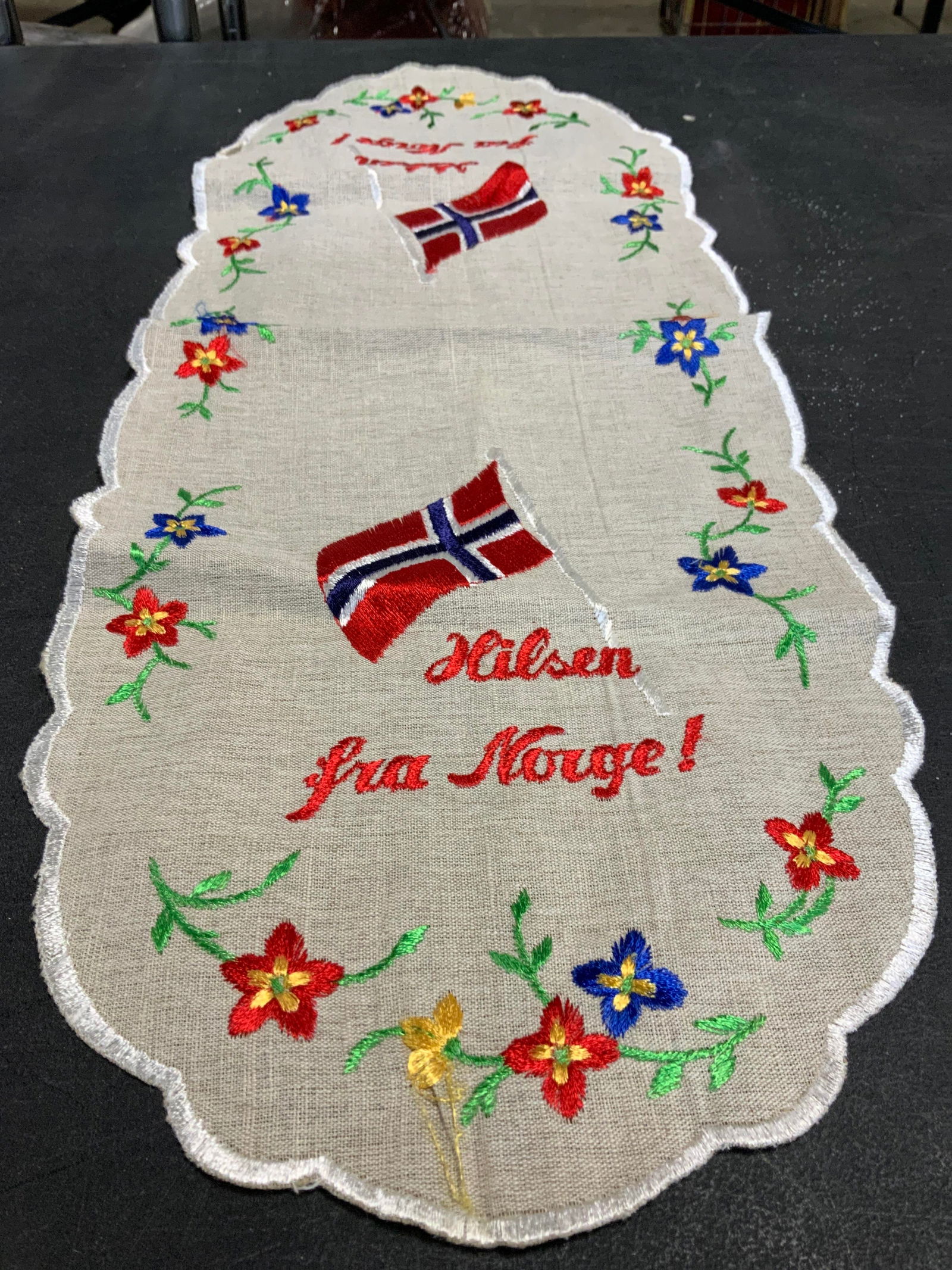Norwegian Embroidered Table Linen (1 of 6)