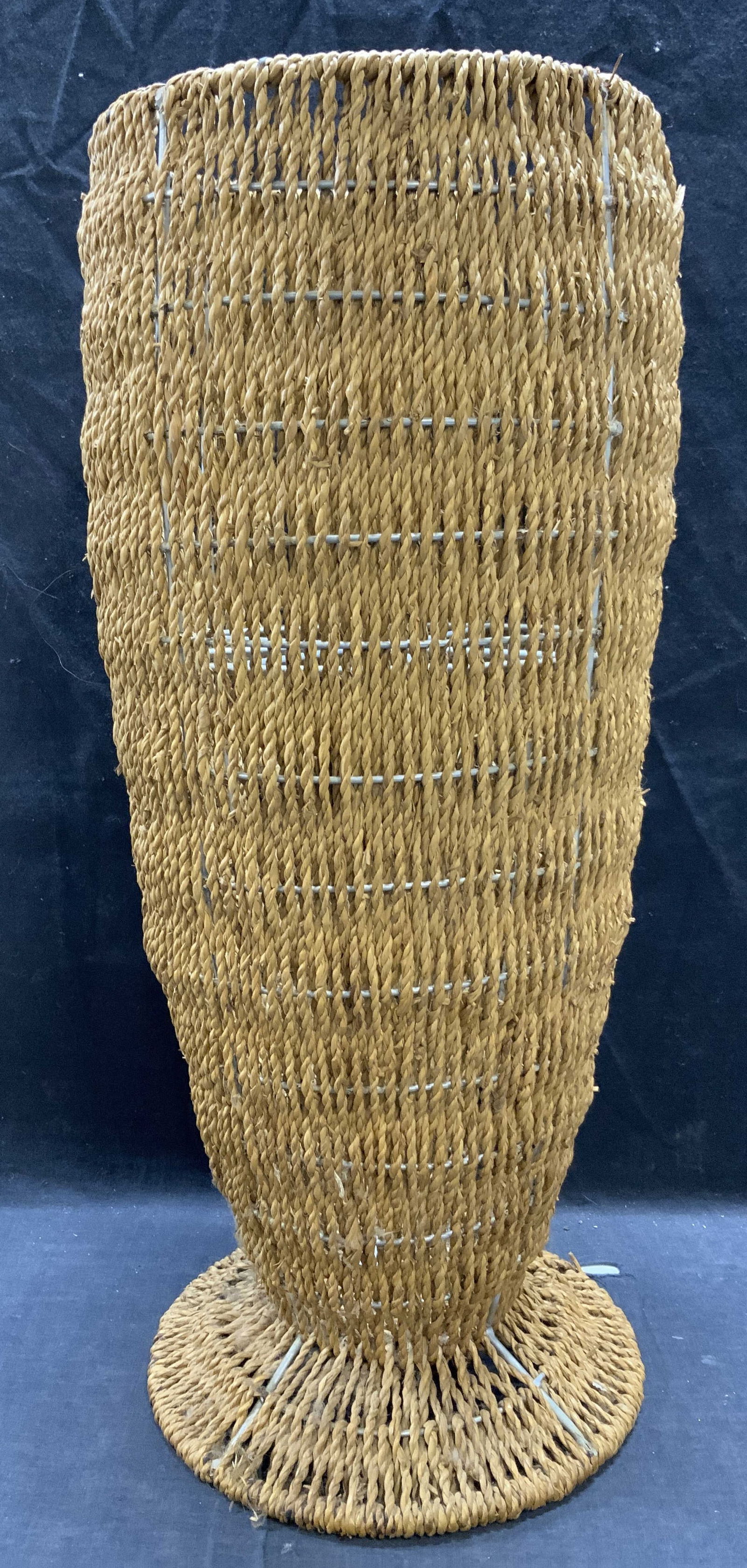 Woven Wicket & Wire Decorative Floor Vase (1 of 6)