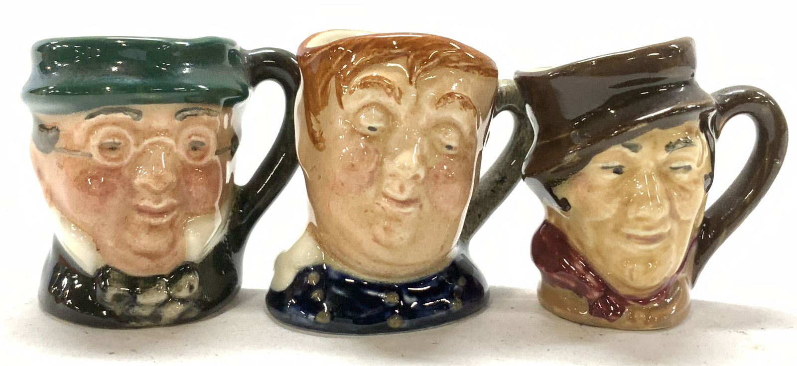 Lot 3 Royal Doulton Porcelain Toby Mugs, England (1 of 6)