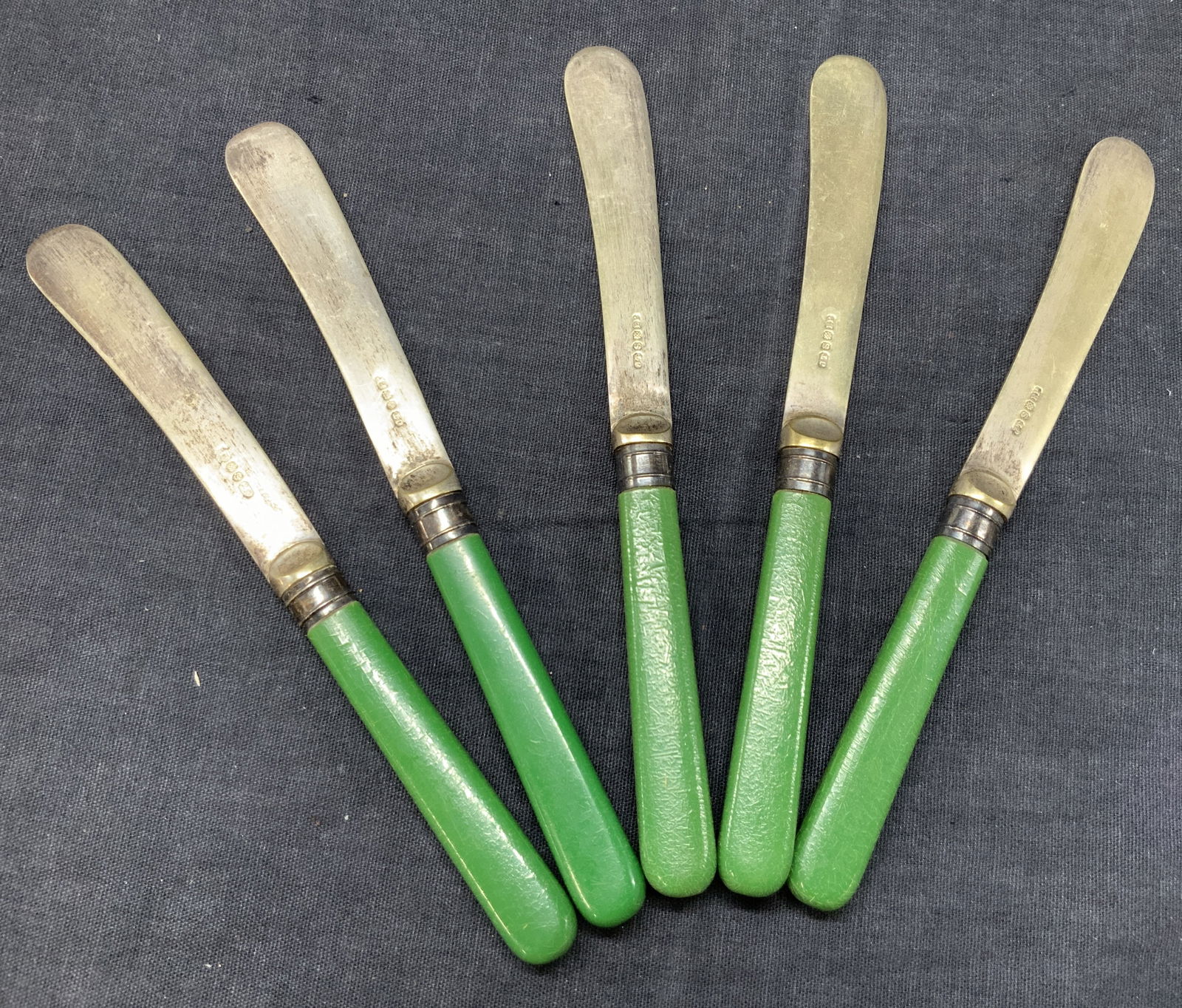 Set 5 Vintage JT Silver Plate Butter Knives (1 of 6)