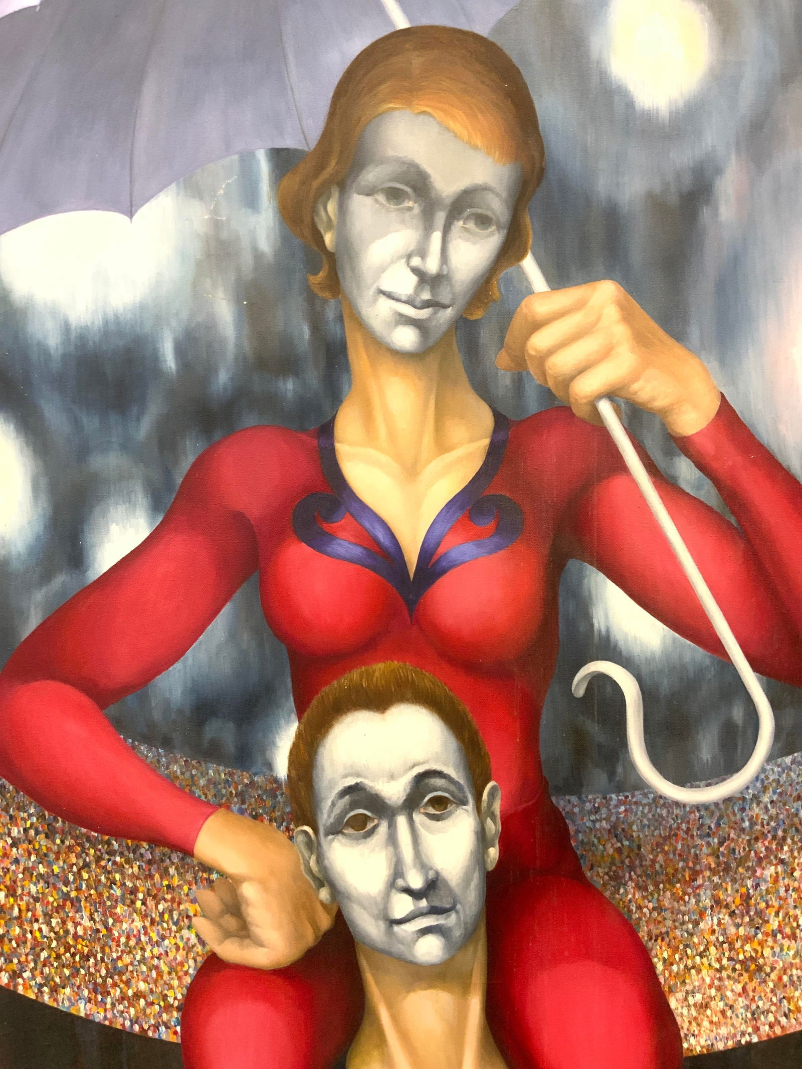 SILVERBERG Signed Expressionist Painting XL (1 of 11)