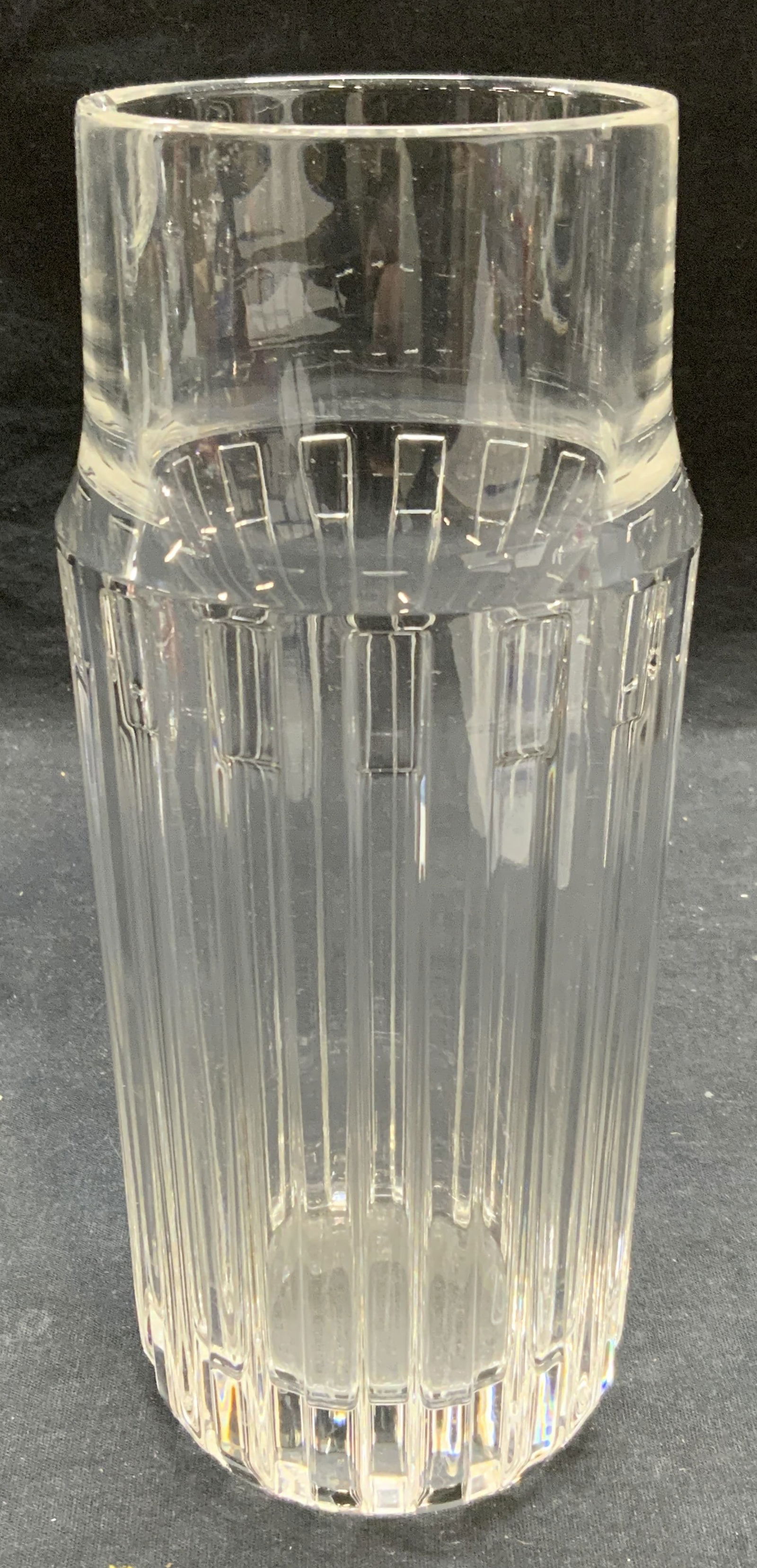 Tiffany & Co Heavy Ribbed Crystal Vase (1 of 6)