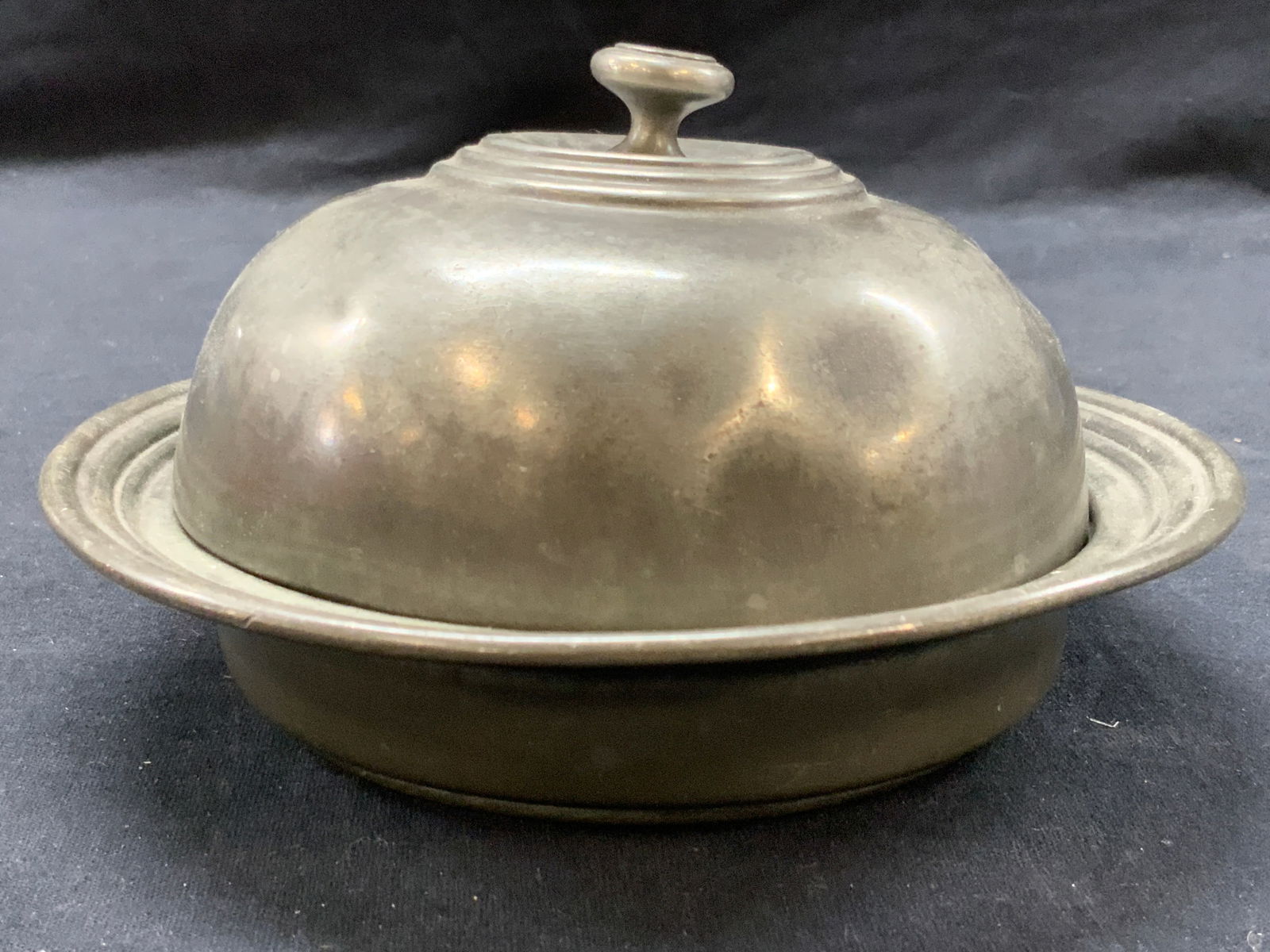 Pewter By Rice Domed Lidded Vessel (1 of 6)