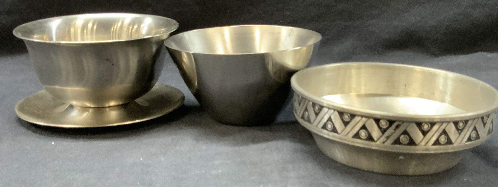 3 Stainless Steel & Pewter Bowls (1 of 11)