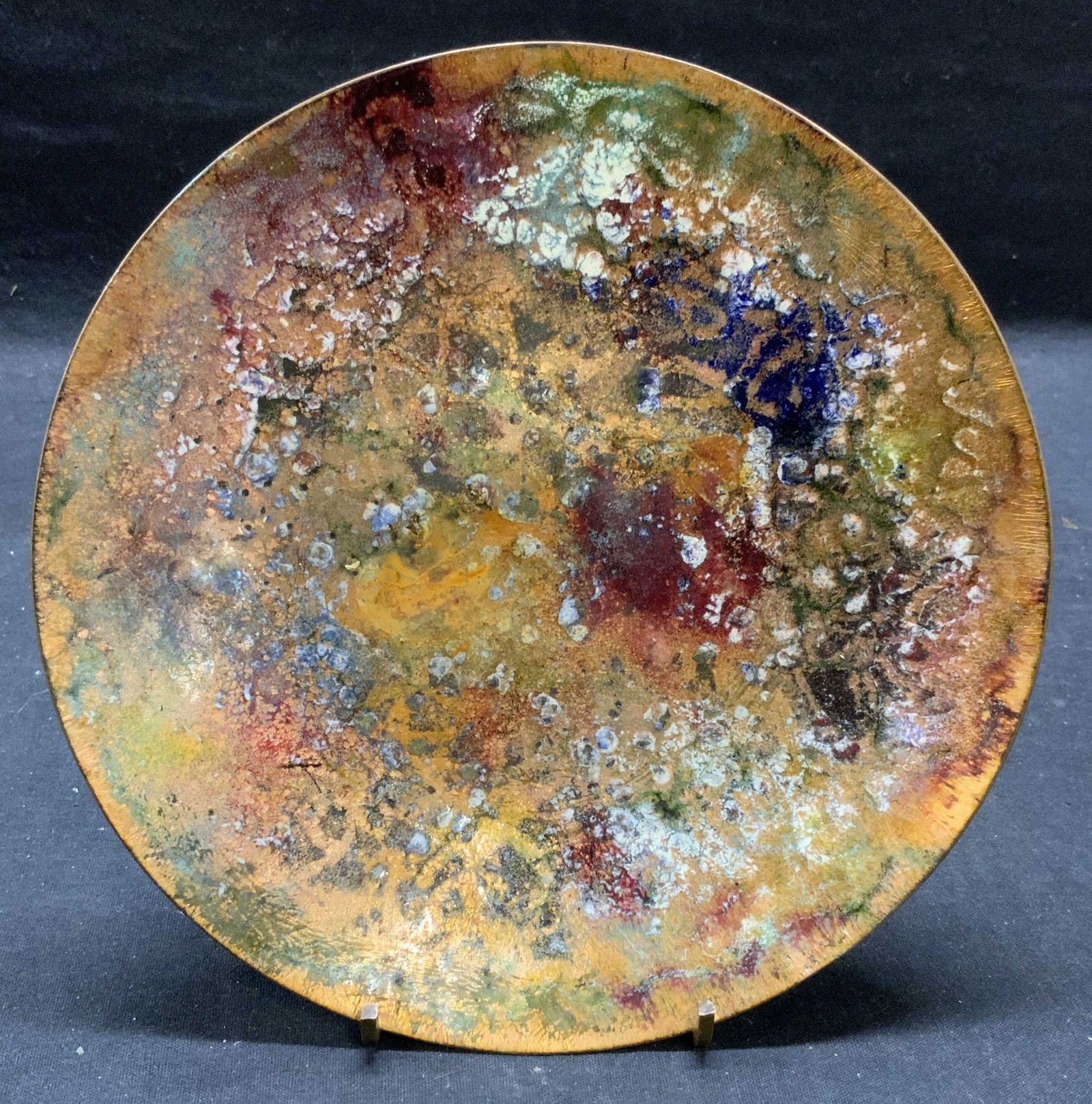 Vintage Metal Artisan Plate (1 of 6)