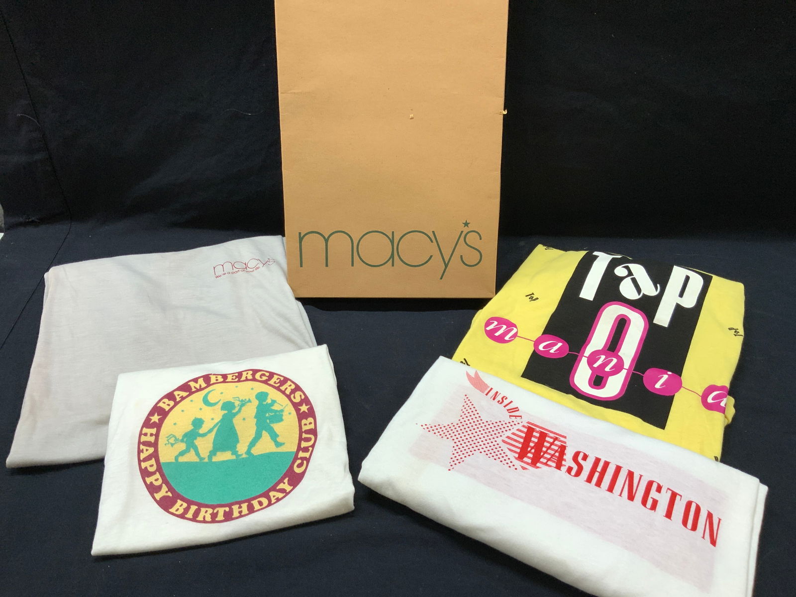 Lot 4 Vintage Macys T Shirts (1 of 16)