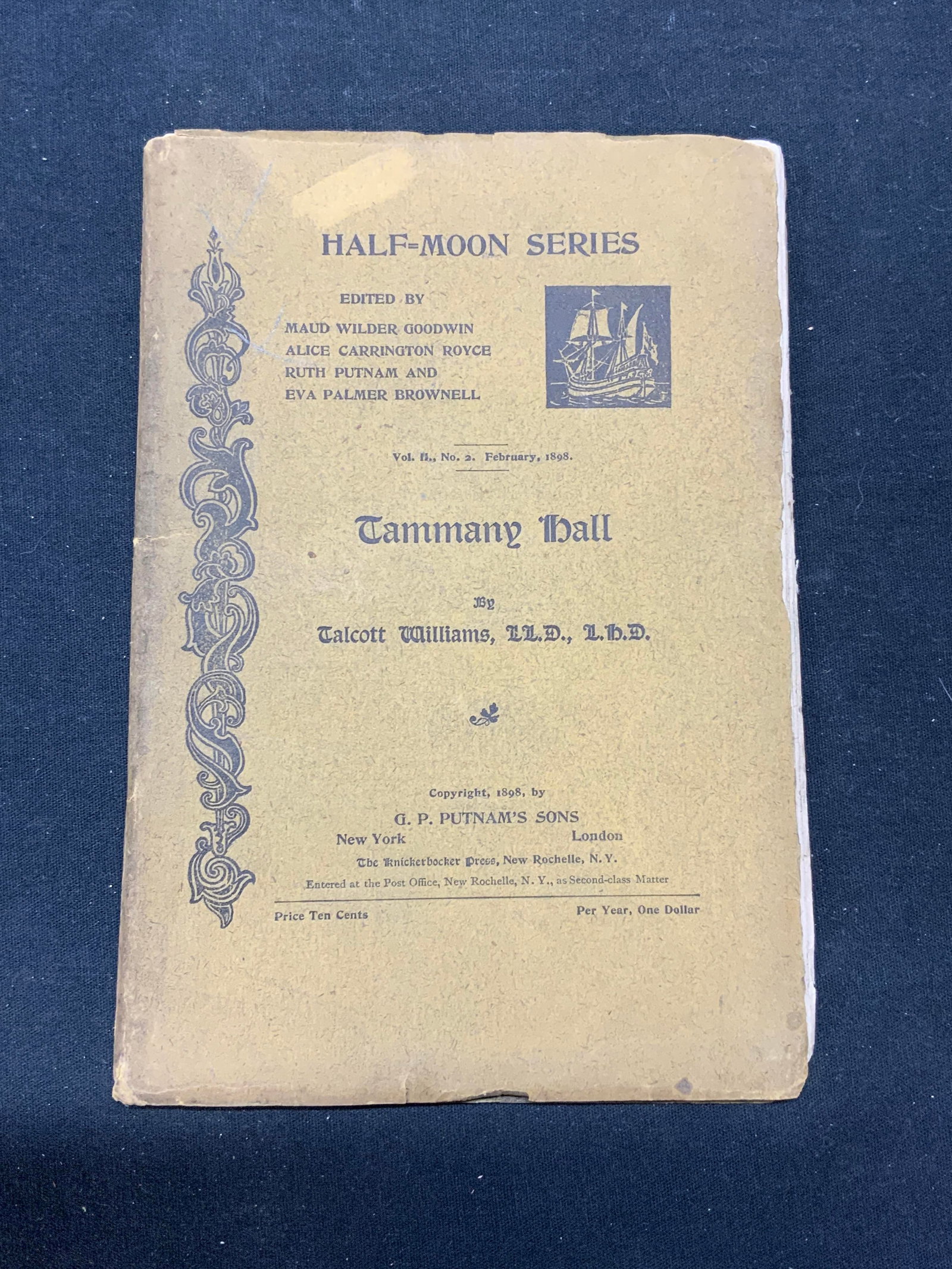 Antique Tammany Hall Half Moon Series 1898 (1 of 6)